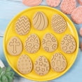 thumbnail image 6 of Tyidzon Easter Cookie Cutters - 10 Piece 6" Plastic 3D Eggs Mold Set with Gifts Box, Spring Baking Supplies for Kids Kitchen Home Party, 6 of 9