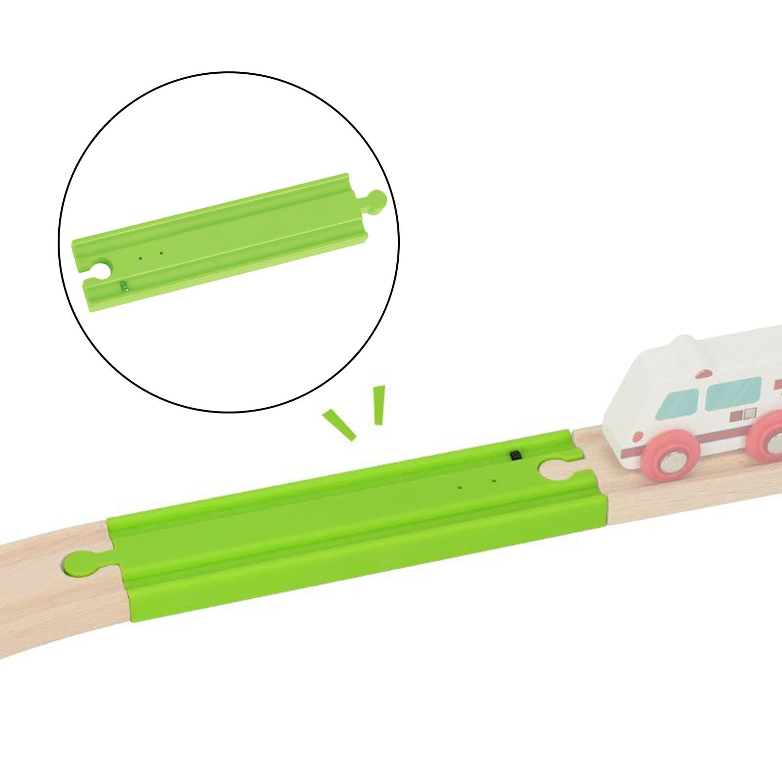 Ifundum – 2 Interrupteurs De Voie En Bois Pour Train – Compatible Avec Principales Marques – Jeu éducatif Créatif