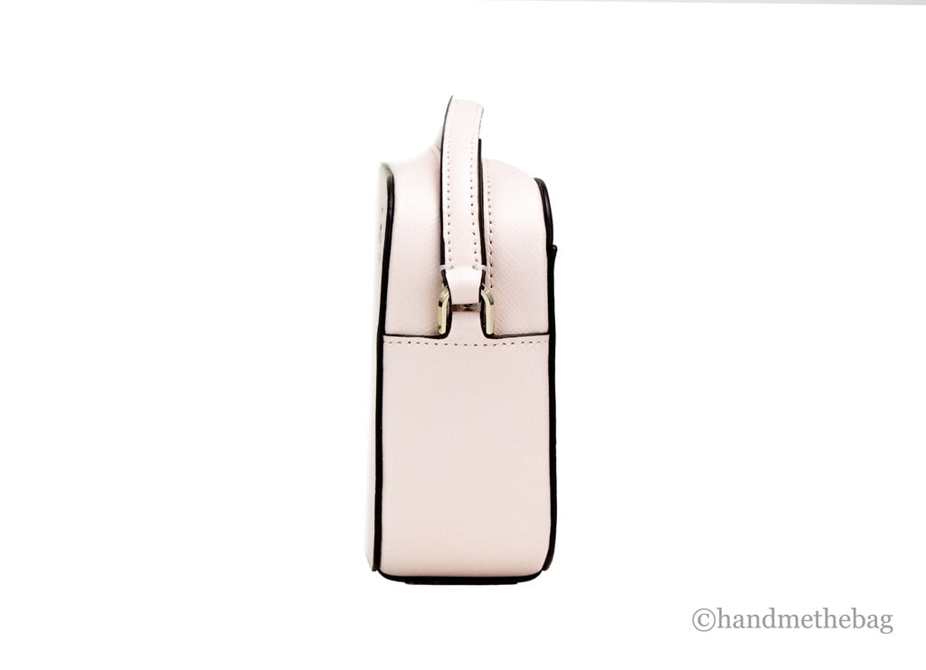 Kate Spade♠️ Staci Saffiano Top Handle Square Crossbody Bag Parchment White  . . ♠️New New ♠️Handbag&Crossbody ♠️Small