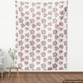 thumbnail image 3 of Ambesonne Vintage Rose Fabric by the Yard Upholstery, Classy Flowers Bouquet, 1 Yard, Pale Pink White, 3 of 4