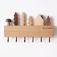thumbnail image 3 of SHAR Creative Nordic Wall-mounted Beech Punch-free Entry Key Storage Hook, 3 of 4