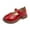 Red, variant on Zanarzt Kids Mary Jane Shoes Baby Girls Mary Jane Flats Walking Shoes Soft Rubber Sole Princess Wedding Brown,US 8
