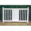 Display Fencing in White