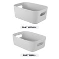 thumbnail image 5 of Monyance bathroom basket organizer Stackable Plastic Storage Bins - Set of 4(9.65X6.5X3.94Inches), 5 of 10