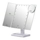 thumbnail image 1 of Trifold Makeup Mirror with 22 LED Lights,10X/3X/2X Magnification Portable Fold Lighted Table Desk Co, 1 of 5