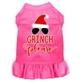 thumbnail image 5 of Christmas Dog Dress, Pet Dog  Cat Dress Screen Printed, "Grinch Please", 5 of 8