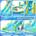 thumbnail image 5 of (2025 New) JOYMOR 11-in-1 Inflatable Water Slide Bounce House w/ 2 Waterslides, 2 Basketball Hoops, Deeper Pool, 1min Blow Up Waterslide for Kids Includes Air Blower, Water Blasters, Storage Bag, 5 of 7