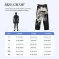 thumbnail image 4 of Fotbe Ink Style Bald Eagle Pantalones de Pijama para Hombre, Pantalones de Dormir, Pantalones de Casa con Cintura Ajustable y Bolsillos-Medium, 4 of 6