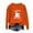 Orange, variant on WXLWZYWL Halloween Sweatshirts for Women Long Sleeve Shirts Crewneck Bat Pumpkin Ghost Witch Printed Loose Casual Pullover Tee Tops Hoodie Fall Clothes 2024