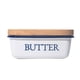 thumbnail image 1 of Caja De Mantequilla Caja De Almacenamiento De Mantequilla Contenedor Con Tapa De Madera Rectángulo Para Hornear En La Cocina Casera Sweethay HA018544-00, 1 of 6