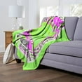 thumbnail image 3 of Nightmare Before Christmas DJ Oogie Boogie Disney Kids Silk Touch Throw Blanket, 50 x 60 inches Green, 3 of 5