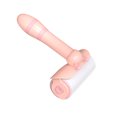thumbnail image 3 of Rodillo de pelusa fuerte adherencia compacto portátil mango ergonómico rodillo de pelo para mascotas para sofá ropa cama alfombra pequeña abeja rosa, 3 of 12