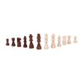 thumbnail image 1 of MERIGLARE 32x Wooden Chess Pieces Checkers Games Wood Chessmen for Club Tournament Dorm L, 1 of 9