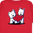thumbnail image 4 of Inktastic Valentine Westie Duo Boys or Girls Long Sleeve Toddler T-Shirt, 4 of 5