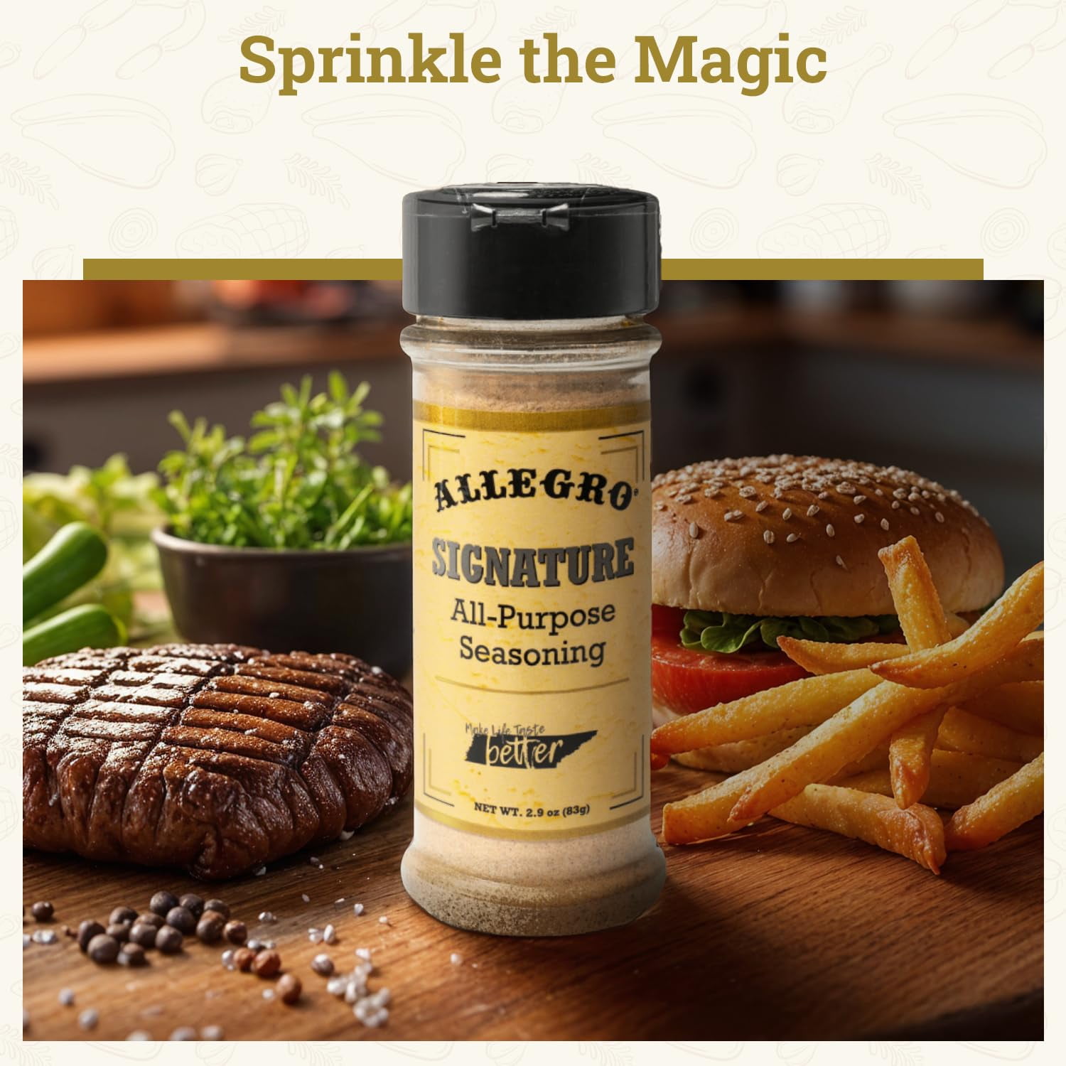 (2 pack) Allegro Signature All-Purpose Seasoning, 2.9 oz