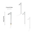 thumbnail image 4 of Toystoory 1:50/1:87 farolas LED modelo que hace tren lámpara de un solo cabezal miniatura decorativa DIY bombilla de luz blanca cálida patio Artesanía Luz negra/blanca Toystoory HA066551-01, 4 of 6