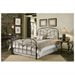 thumbnail image 2 of Fashion Bed Group Pomona Bed with Arched Metal Grills and Detailed Posts - Hazelnut Finish - California King, 2 of 2