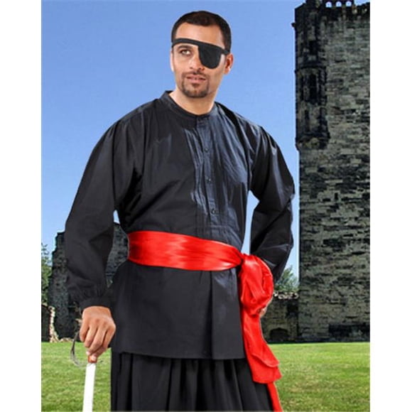 Chemise Médiévale C1100 Warriors&44; Noir - Grande