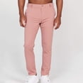 thumbnail image 2 of Zshosam Men's Extreme Motion Flat Front Regular Straight Pant(Pink,XXL), 2 of 4