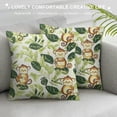 thumbnail image 3 of Qinduosi Lovely Throw Cushion Covers,Nature Botanical Couch Pillow Covers White, 3 of 5