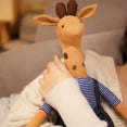 thumbnail image 4 of Giraffe Stuffed Plush Toy, Blue, 1 Piece Stress Relief Toy, Soft Cuddly Sleep Companion for Kids Toddlers Nursery Decor Comfort Toy for Playtime Nap Time Birthday Gift, 4 of 5