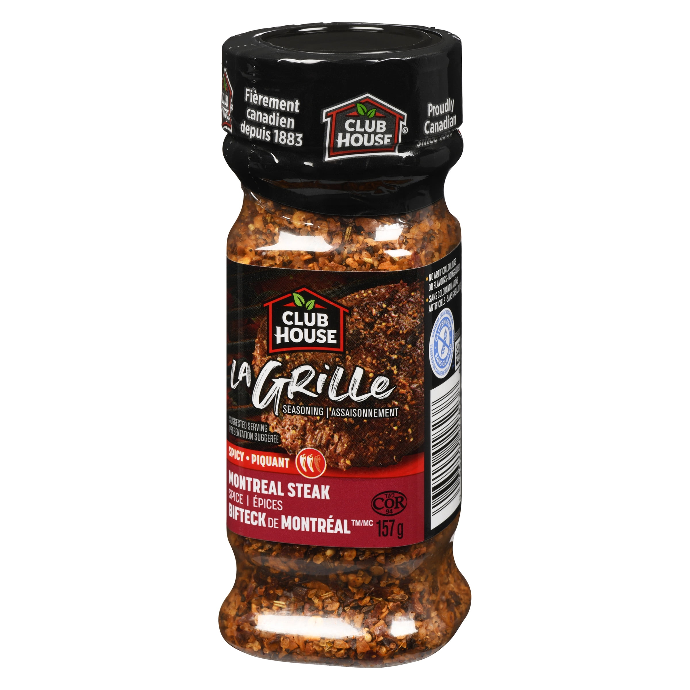 Club House La Grille Montreal Steak Spice Seasoning, 157g