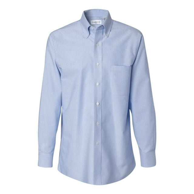 Van Heusen Chemise Oxford à Manches Longues pour Homme, P, Bleu Pâle