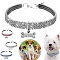 thumbnail image 3 of Collier pour Animaux de Compagnie Strass Réglable: Os Collier de Chat Sangle de Cou de Chiot avec Pendentif, 3 of 6