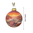 thumbnail image 4 of chaungfeng Natural Wonders Series Christmas Ball Pendant, 3.14 Inches Flat Acrylic Ornaments Christmas Tree Decorations for Xmas Tree, Wreath, Garland, Holiday Party Decor, Gift, 4 of 4