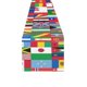 thumbnail image 2 of Camino de mesa ABPHQTO con bandera de país del mundo 35x180 cm, 2 of 2