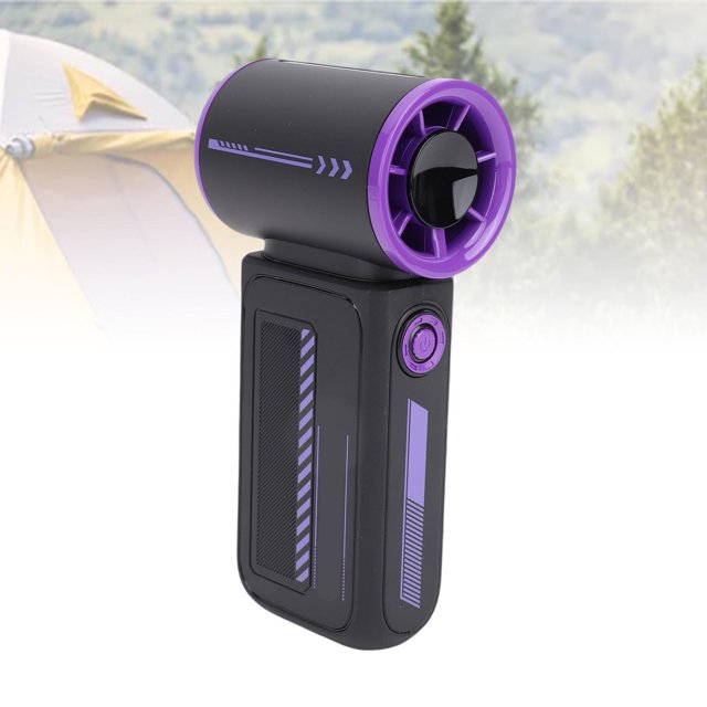 Ventilador Turbo Portátil Portátil De Mano Pantalla Digital De 100 Velocidades Ventilador Personal Recargable Con Batería De 3600 MAh Para Viajes Acampar Al Aire