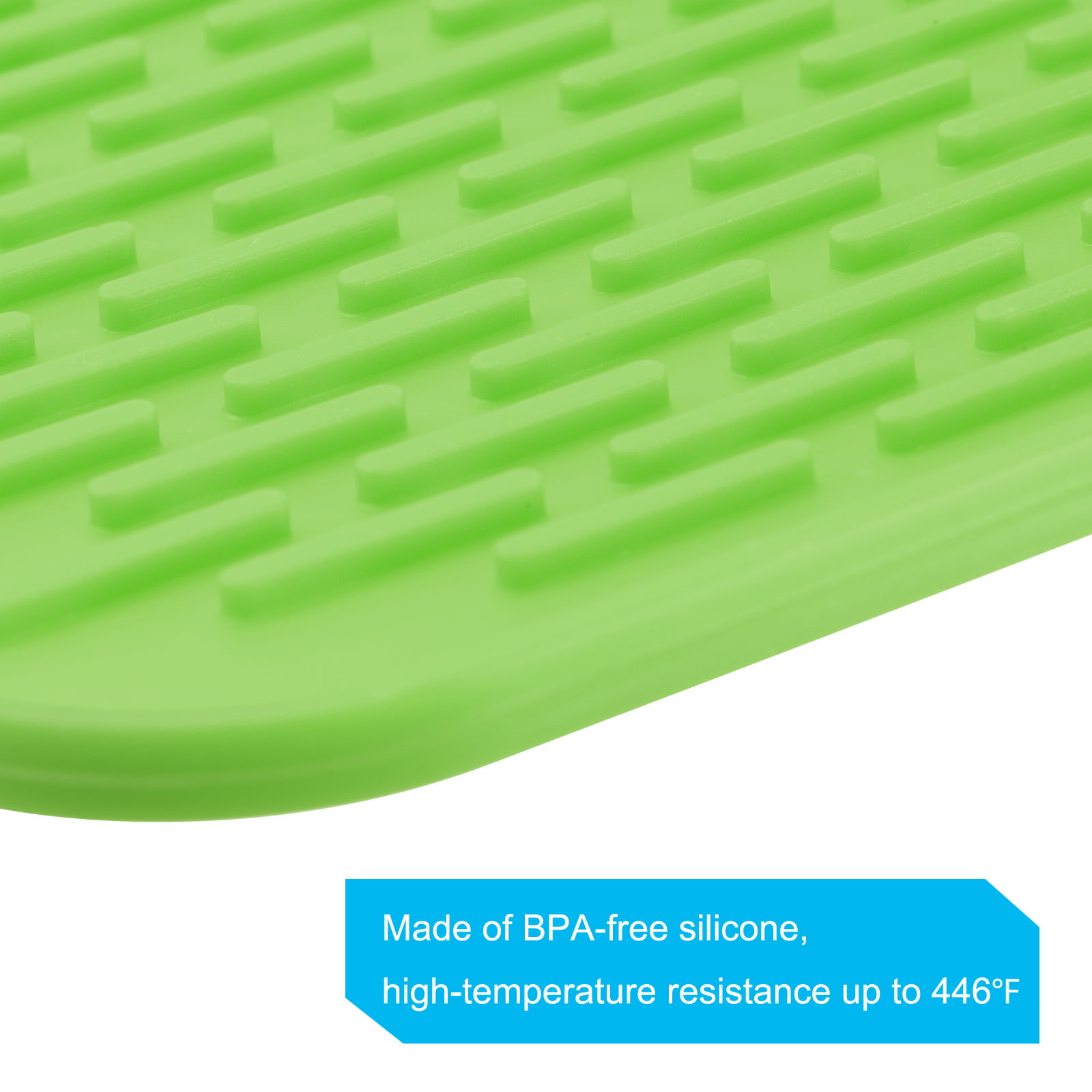 Unique Bargains Silicone Dish Drying Mat Under Sink Drain Pad Heat  Resistant Non-slipping Suitable For Kitchen Red : Target