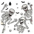 thumbnail image 2 of Adhesivos para ventanas de Halloween, decoraciones de Halloween, pegatinas para ventanas, esqueletos, fantasmas, murciélagos, pegatinas divertidas de montaje de esqueleto, adhesivos de vidrio para pared lisa, ventana, piso, fiesta de Halloween Sailing  Electrónica, 2 of 5