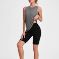 thumbnail image 6 of Tdoqot Womens Workout Tank Tops- Slim Fit Cotton Sleeveless Quick Dry Casual Summer Gym Shirts Gray Size XL, 6 of 7