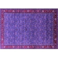 thumbnail image 1 of Ahgly Company Indoor Rectangle Oriental Purple Traditional Area Rugs, 2' x 5', 1 of 4