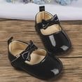 thumbnail image 5 of Infant Baby Girls Mary Jane Shoes Soft Sole Ballet Slippers Bow Princess Newborn Dress Wedding Flat Shoes, 5 of 6