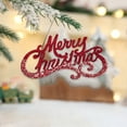 thumbnail image 5 of Ohmyroo Christmas Letter Medal Hanging Merry Christmas Wreath Ornaments Festive Originality Decor For Tree Home Holiday Decoration, 5 of 6