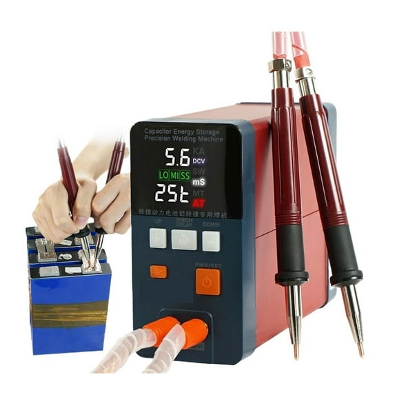 801H Spot Welder 19.8KW 3500A High Current Pulse Spot Welding Machine For Aluminum Nickel Lithium Iron Phosphate Battery ,Versatile Welding Capabilities