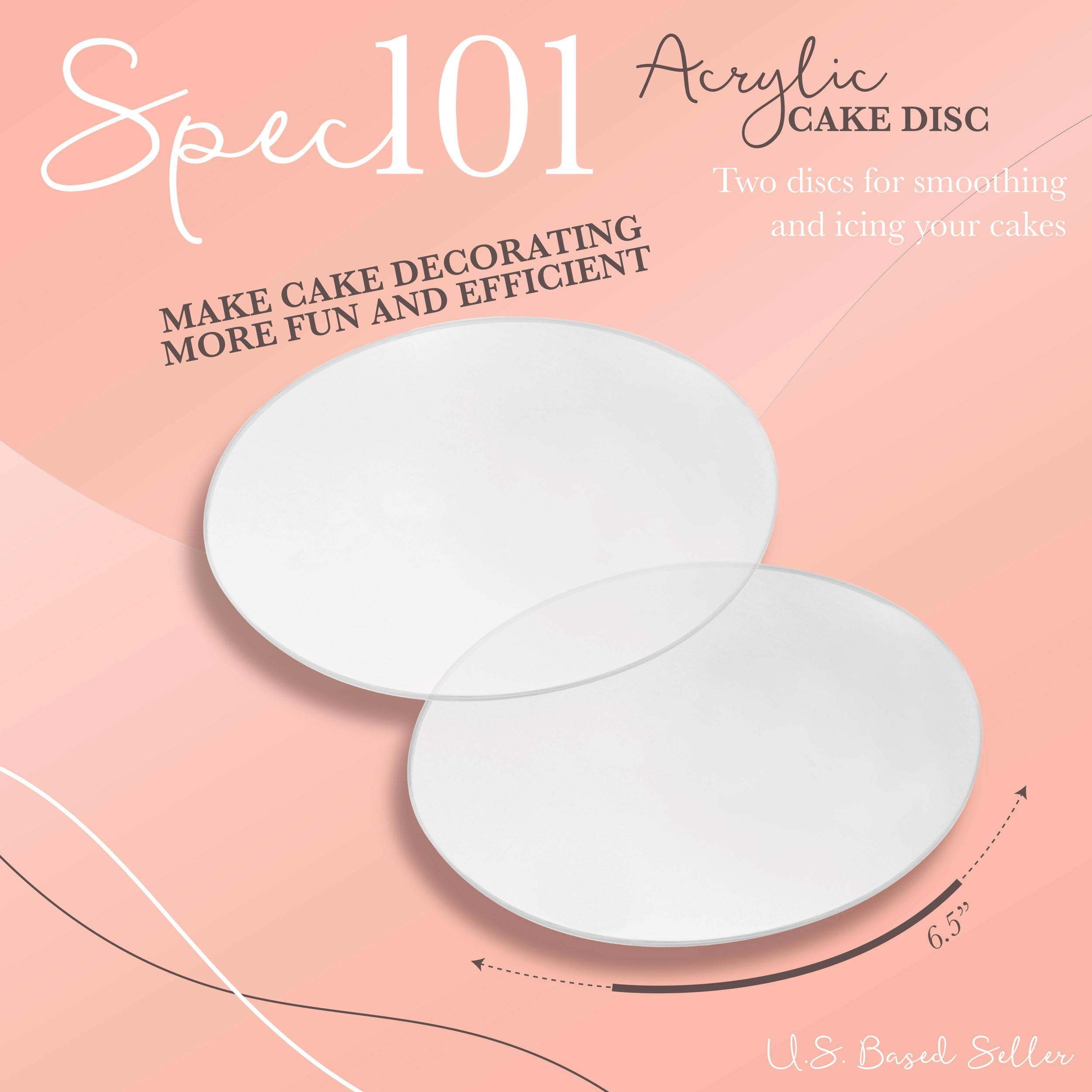 Acrylic disc 7.25 set of 2 - Bake Your Cakes