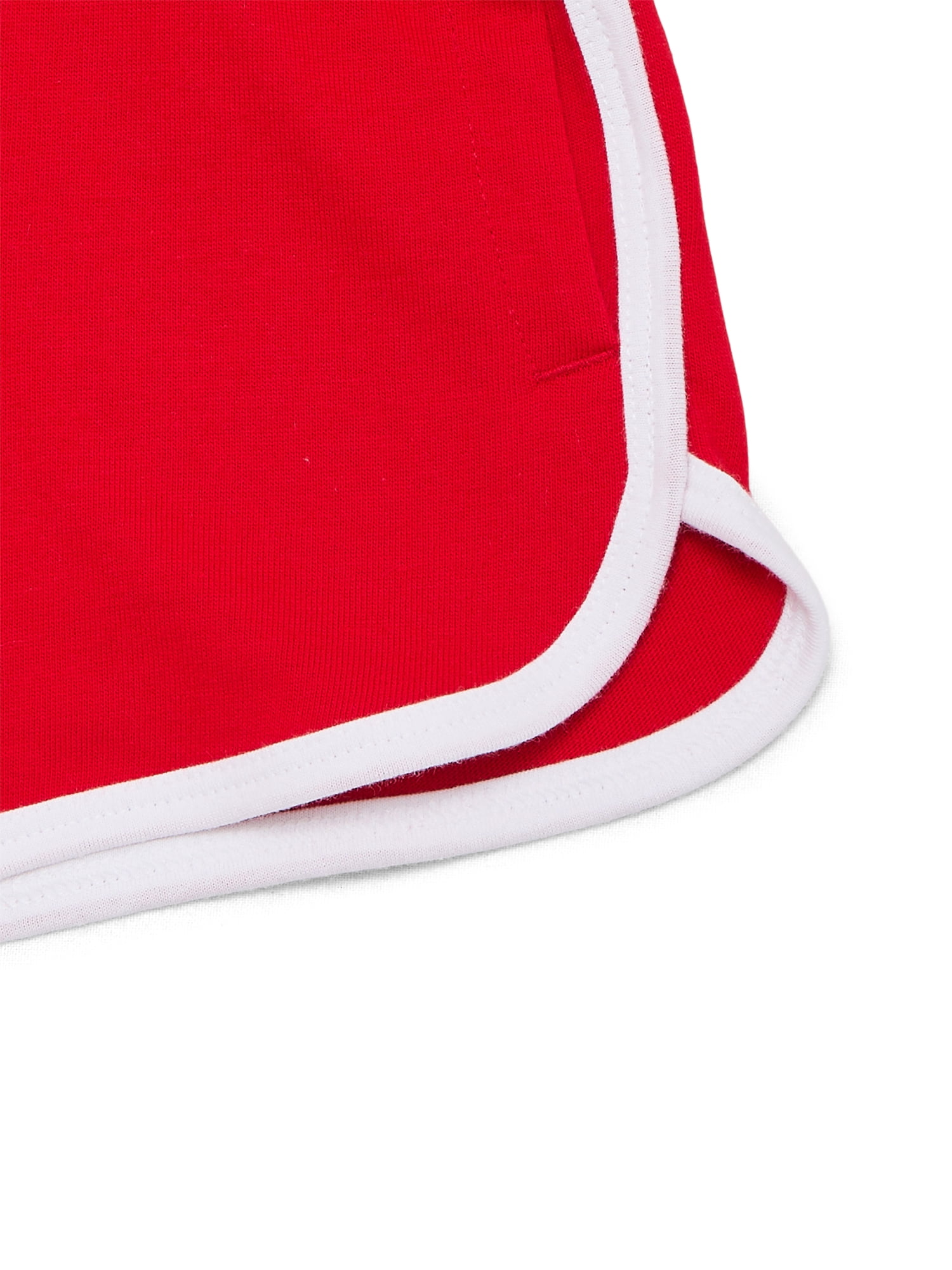 Wonder Nation Girls Dolphin Hem Shorts, Sizes 4-18 & Plus