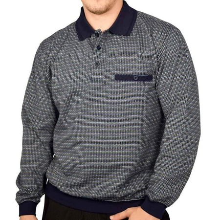 New w/ Tags Classics by Palmland Long Sleeve Banded Bottom Shirt - Classic Navy