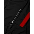 thumbnail image 5 of Hat and Beyond Mens Premium Stripe Track Pants Slim Fit Two-Tone Jogger Pants, 5 of 6