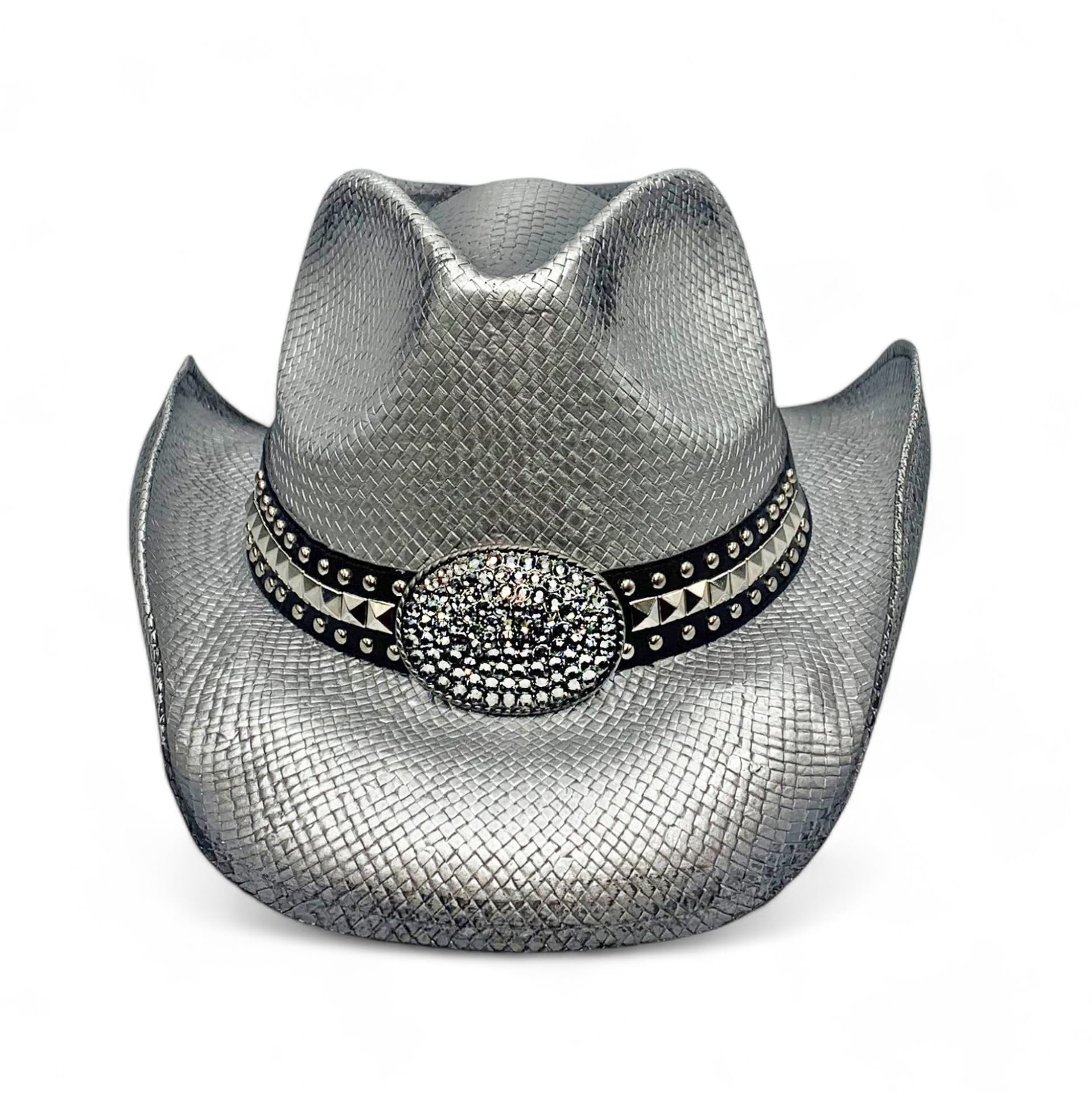 Peter Grimm Gila Silver Straw Drifter Cowboy Hat Peter Grimm Women main image 2