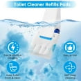 thumbnail image 2 of 12 Pack Flushable Refills Compatible with Scrubbing Bubbles Toilet Bowl Brush, Disposable Cleaner Refills Pads for Scrubbing Bubbles Toilet Wand, Toilet Brush Refill Accessories (Only Pads), 2 of 7