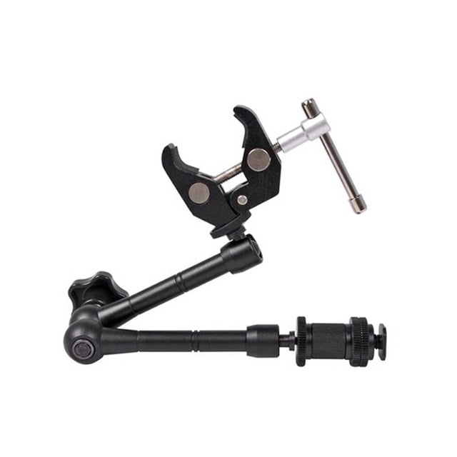 Matsuzay Súper abrazadera de 11 pulgadas para cámara de luz, brazo de sujeción, Clip LCD, soporte de aleación de aluminio, soporte de almacenamiento Accesorios para fotos