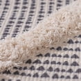 thumbnail image 4 of Handmade tassel floor mat, living room, bedroom, carpet, fabric, home, entrance, bathroom, bedside carpet（black）, 4 of 5