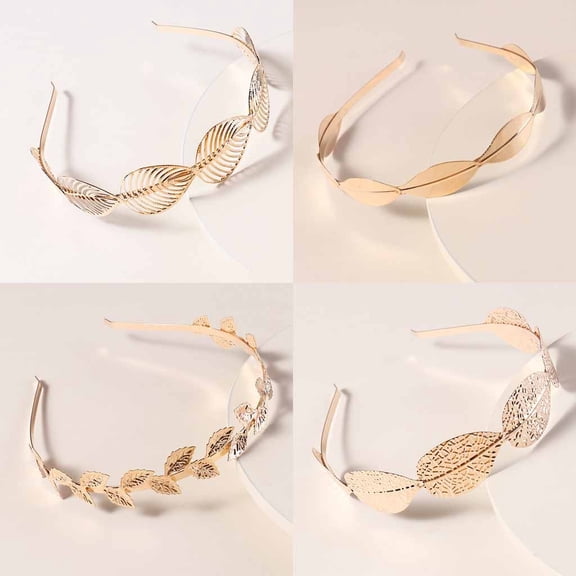 Helii Headbands for Women Flower Pearl Retro Alloy Elegant Daily Photography Hair Hoop
