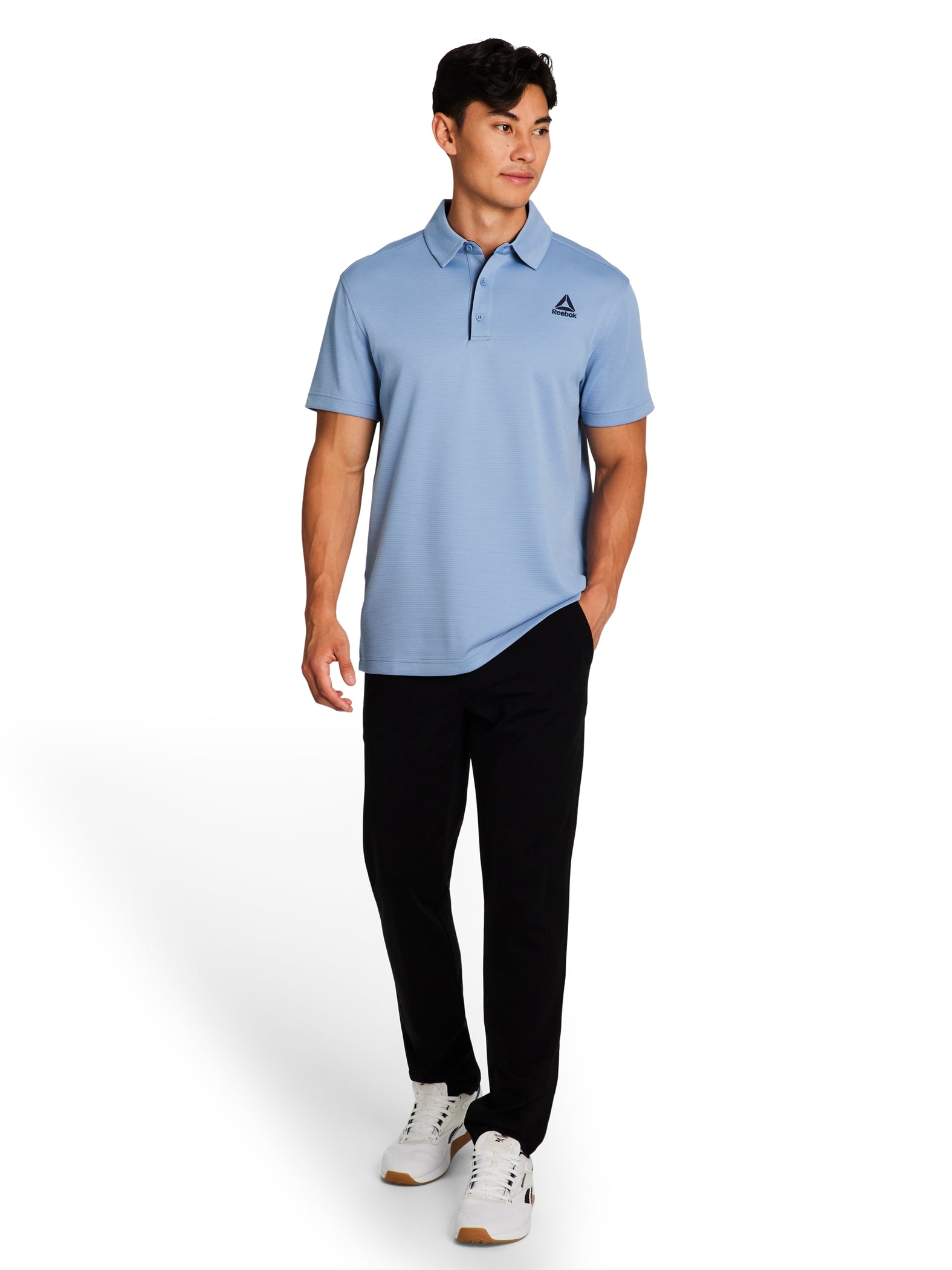 Reebok Men's and Big Men's Performance Polo Shirt, Sizes XS-5XL