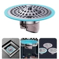 thumbnail image 2 of Universal Bathroom Floor Drain Shower Drainage Modern Bathroom Floor Drain Quick Drainage not Backflow Shower Trap sapphire blue, 2 of 5