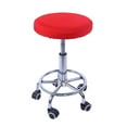 thumbnail image 2 of Fundas de tela elástica para taburetes de bar, fundas de asiento redondas, 28-35 cm (11-14 pulgadas), 8 colores rojo, 2 of 4